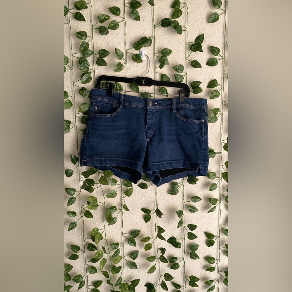 Women's Blue Denim Shorts